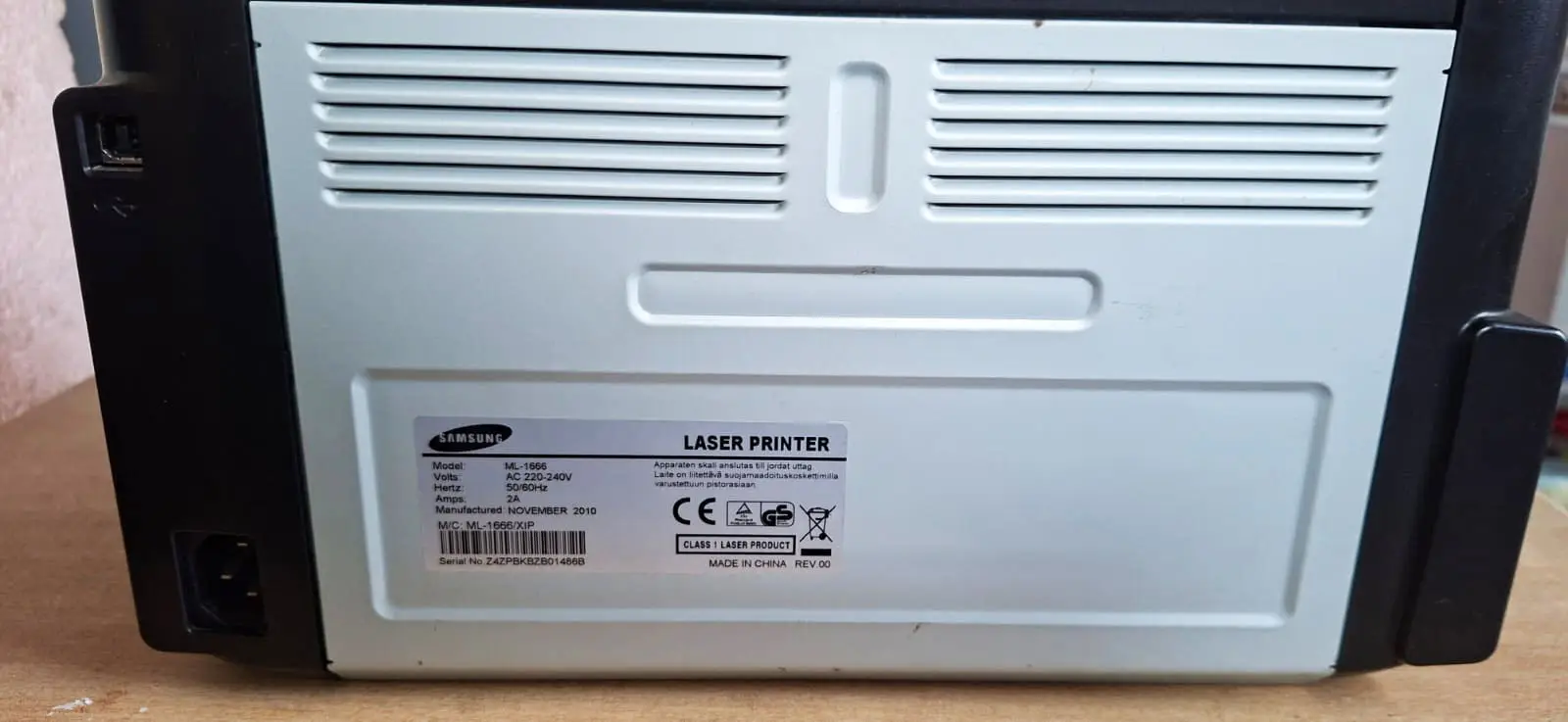 Samsung Printer ML-1666 (Second Hand) – For Sale